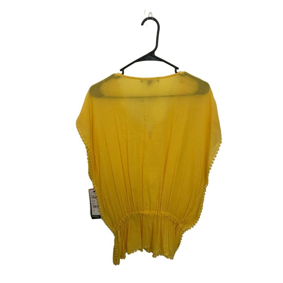 NWT Women’s NY Collection Yellow Sheer Top XL - Picture 8 of 10